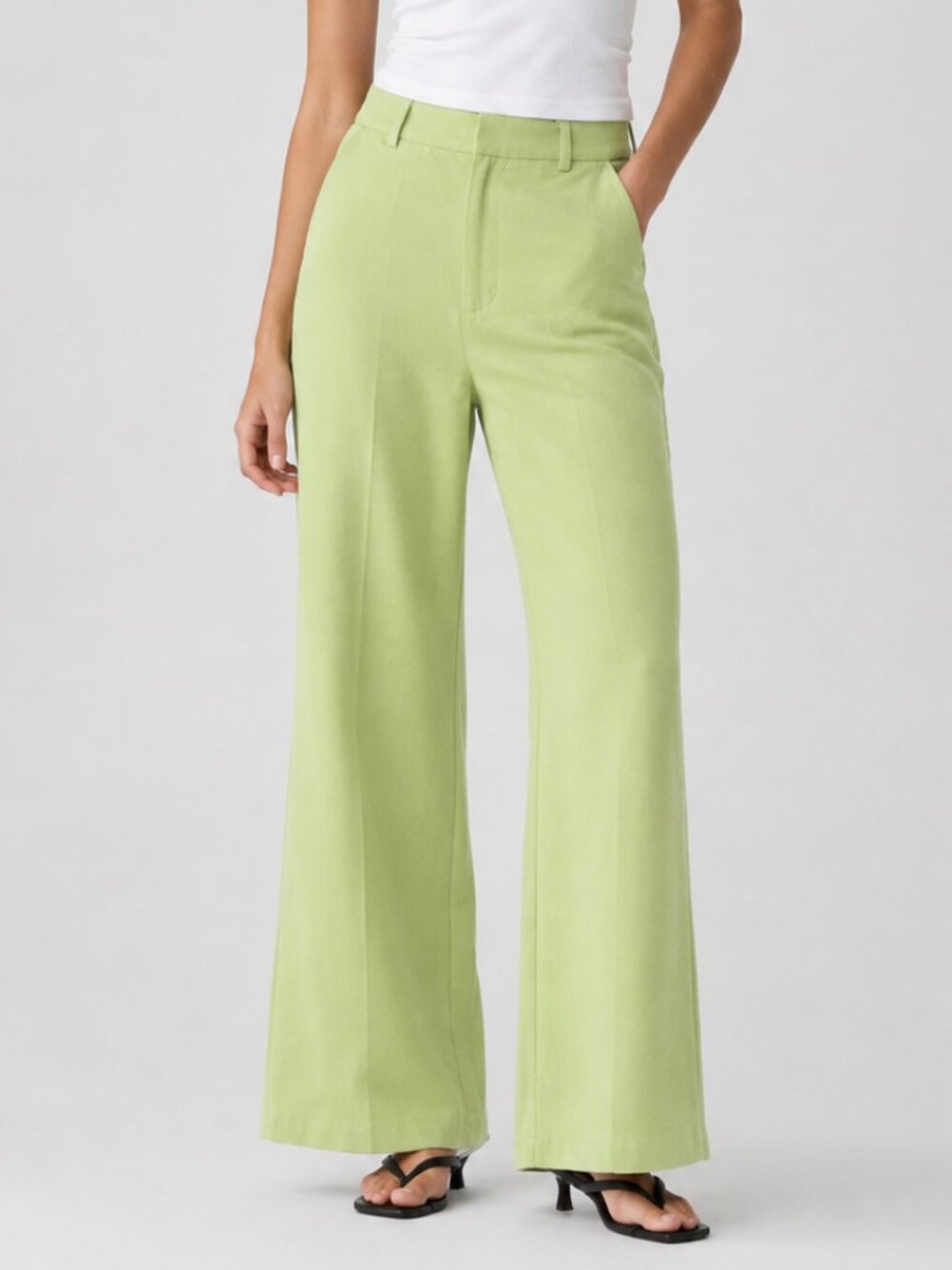 Zara Wide Leg Trousers Pants